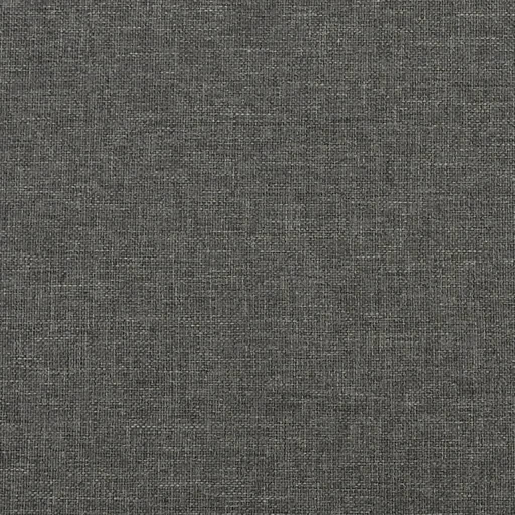 Bed Frame Dark Grey 59.8 "X79.9" Queen Fabric