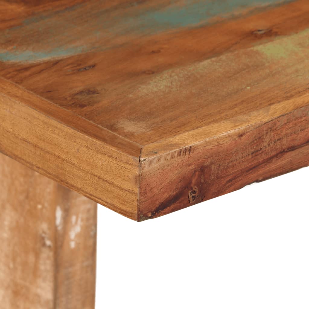 Dining Table 43.3"x21.7"x30.7" Solid Wood Reclaimed