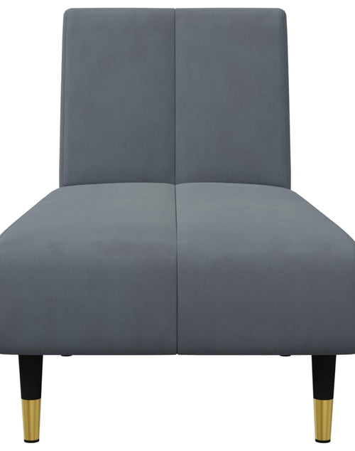 Ladda bild i Gallery Viewer, 2 Piece Sofa Set Dark Gray Velvet
