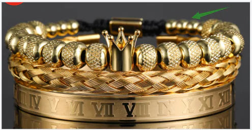 Royal Crown Charm Armband